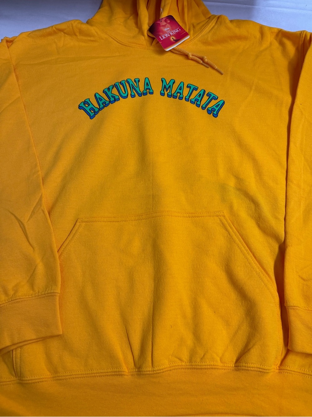 Disney Yellow 'Hakuna Matata' Crewneck Sweatshirt